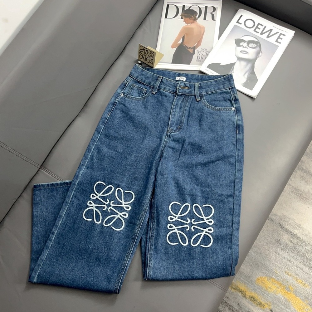 Loewe women’s blue denim jean